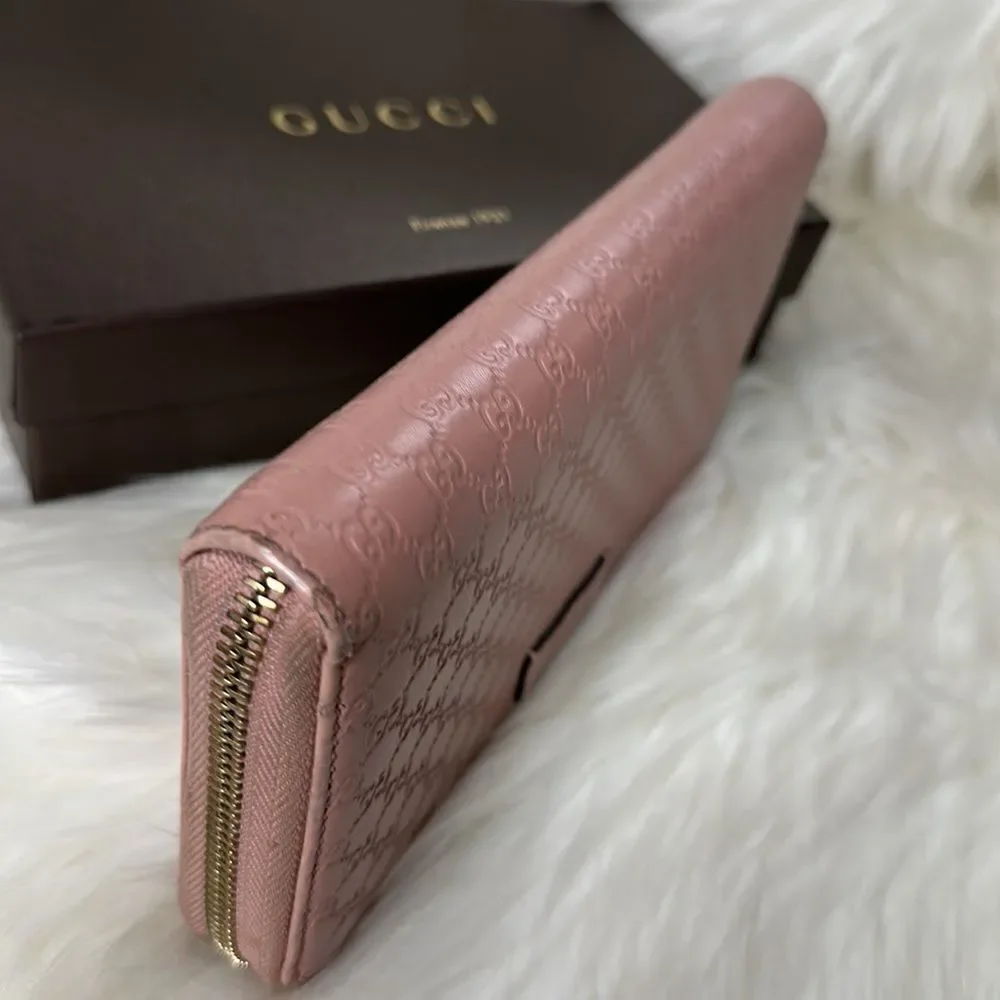 💯 Authentic Guccissima Zipped Long Wallet 🍀